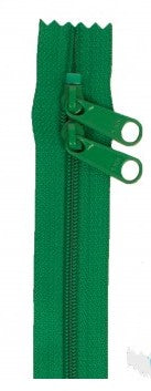 Jewel Green 30" Double Pull Zipper