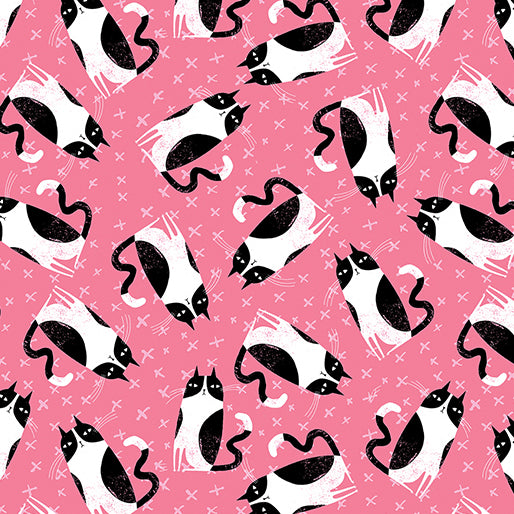 PurrFect Cats Whimsical Cats Pink