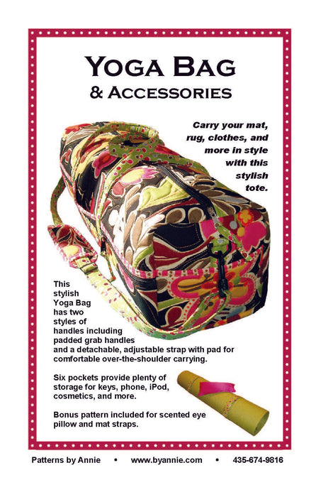 Yoga Bag and Accessories Pattern