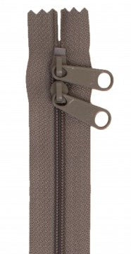 Taupe 30" Double Pull Zipper