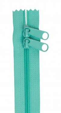 Turquoise 30" Double Pull Zipper
