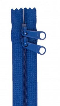 Blastoff Blue 30" Double Pull Zipper