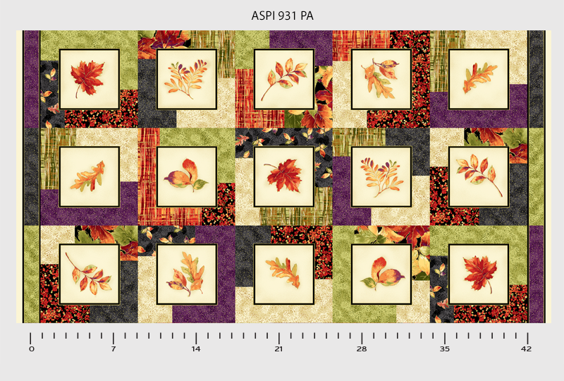 Autumn Spice Multi 24" Panel