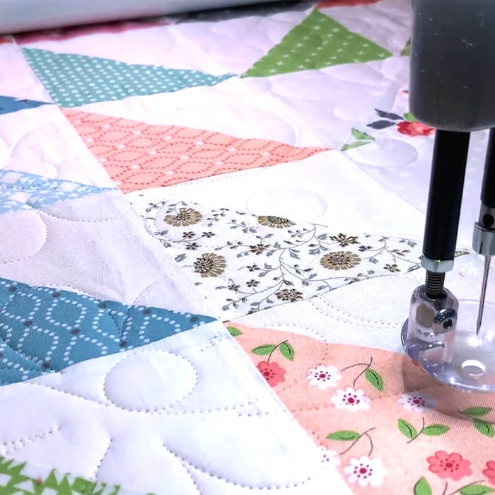 In-store longarm quilting service