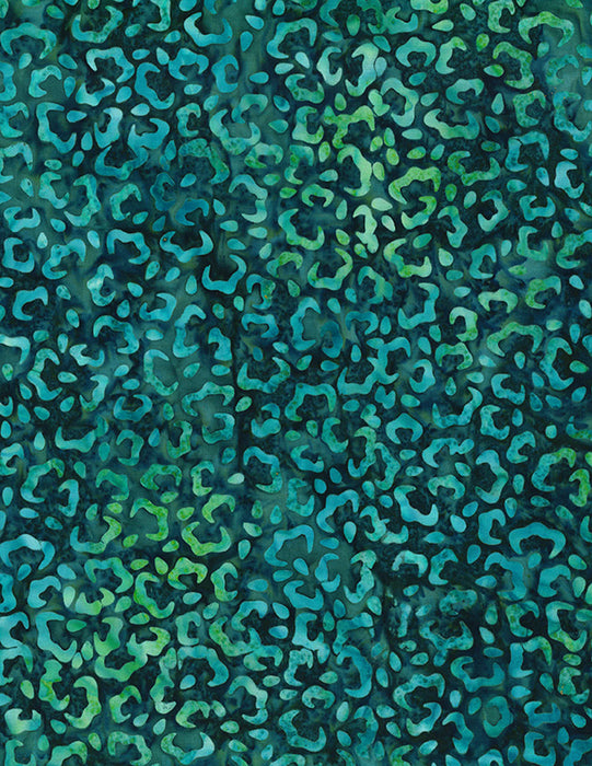 Copper Mountain Batiks 1400-22291-744 Green/Blue