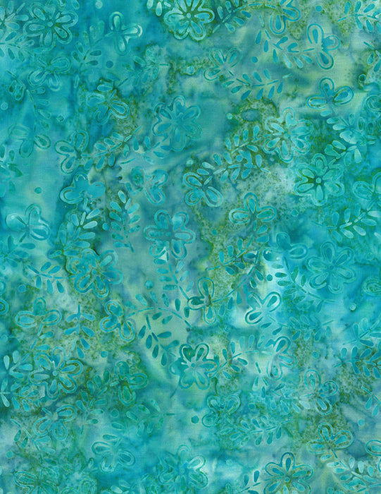 Copper Mountain Batiks 1400-22292-477 Aqua Blue