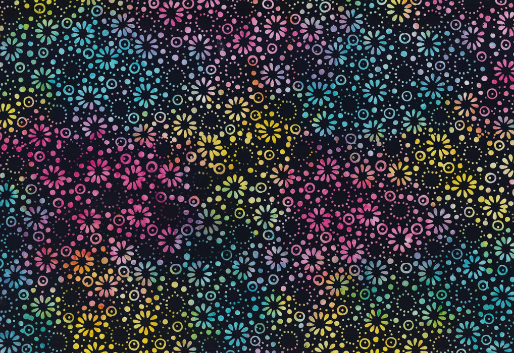 Candy Crush Batiks 1400-22266-937 Black Multi