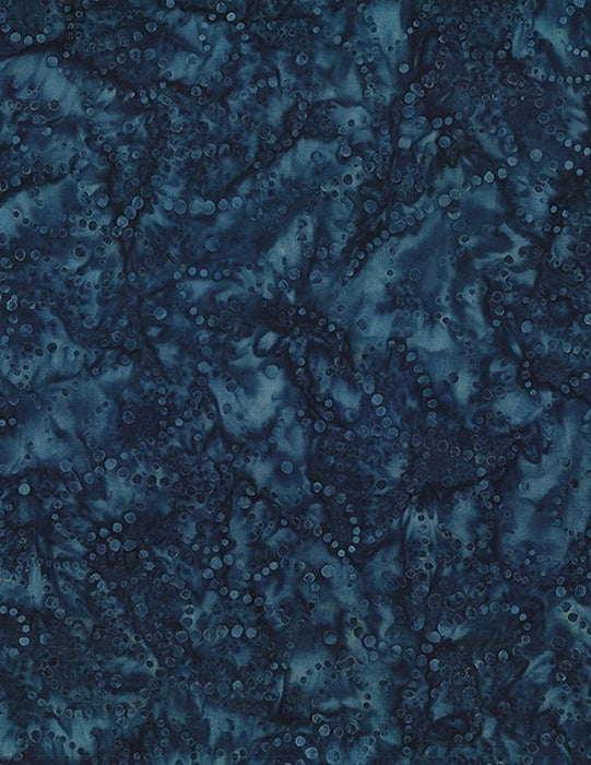 Plum Bouquet Batiks 1400-22295-494 Midnight Blue