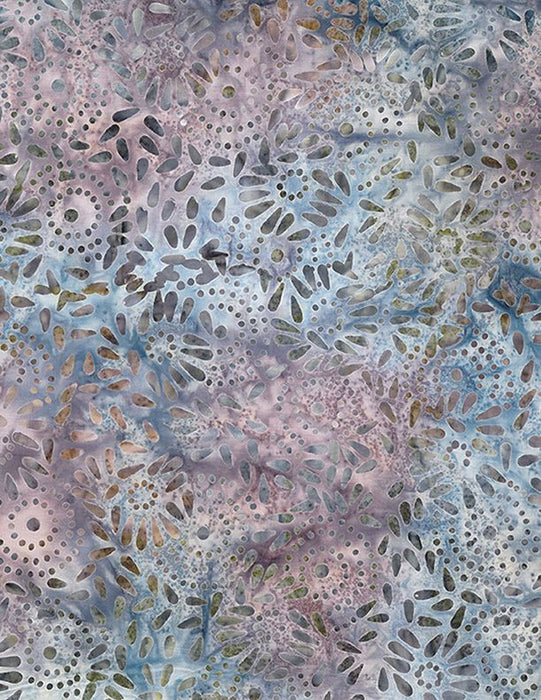 Plum Bouquet Batiks 1400-22296-471 Blue/Green