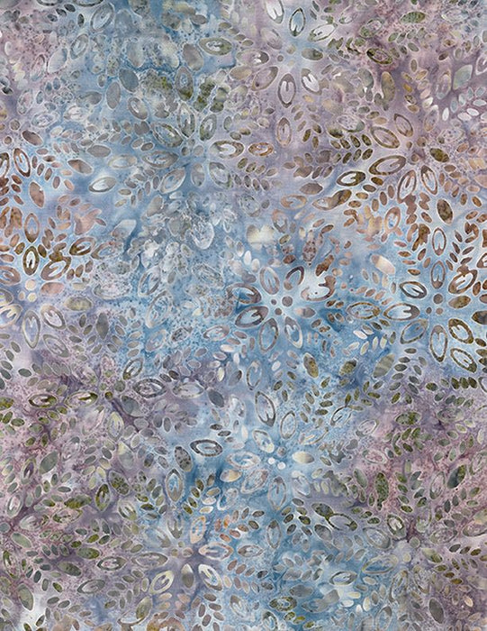 Plum Bouquet Batiks 1400-22297-471 Blue/Green