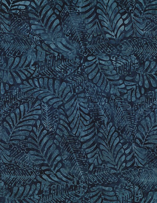 Plum Bouquet Batiks 1400-22299-444 Dark Blue