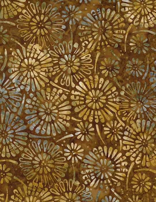 Cinnamon Twist Batiks 1400-22300-225 Honey Brown