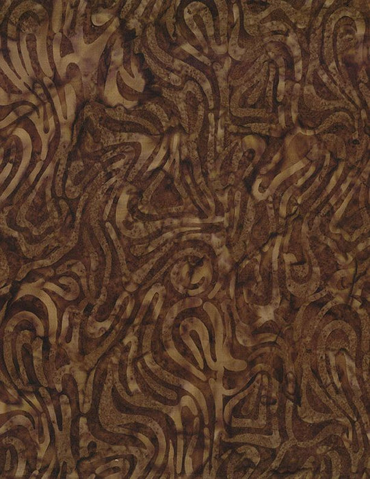 Cinnamon Twist Batiks 1400-22303-222 Dark Brown