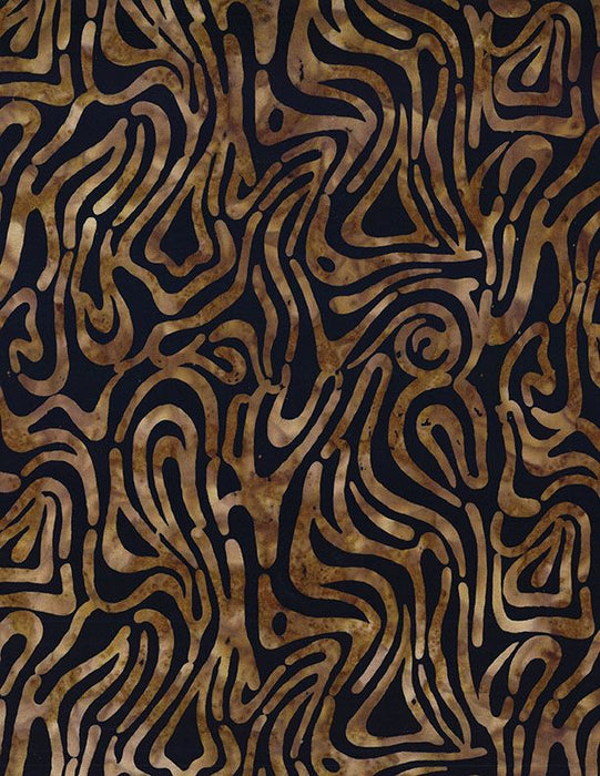 Cinnamon Twist Batiks 1400-22303-925 Black