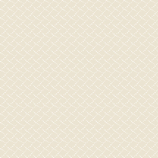 Classic Keepsakes 14658-07 Criss Cross Dots Ecru
