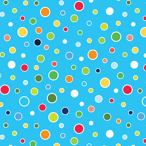 Rainforest Glow 14896G-84 Glowing Dots Medium Turquoise