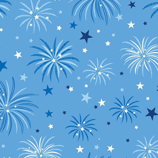 Celebrate the USA 15198-54 Medium Blue