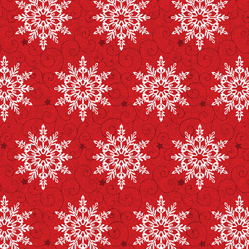 Holiday Frolic 16609-10 Frolic Flake Red