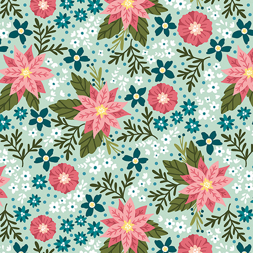 Snow Fall 17037-26 Frost Flowers Rose