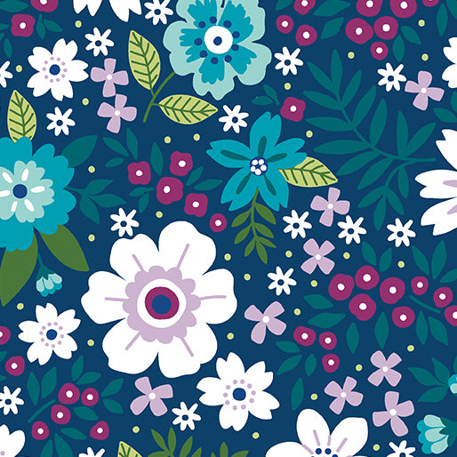 Seaside Garden 17180-50 Cobalt