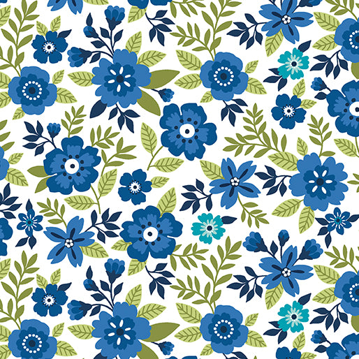 Seaside Garden 17181-50 Cobalt