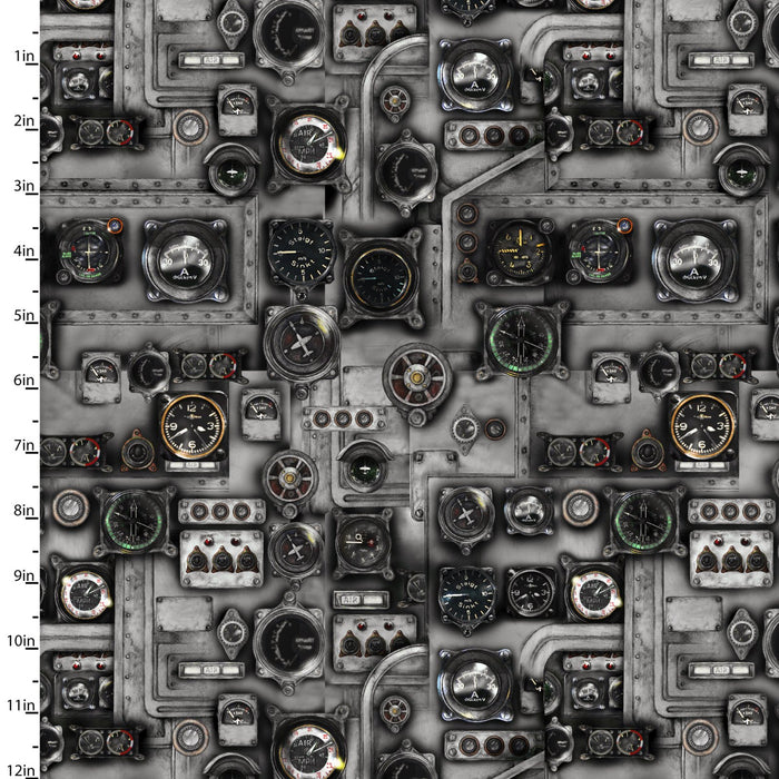 First in Flight 22978-GRY-CTN-D Control Panel