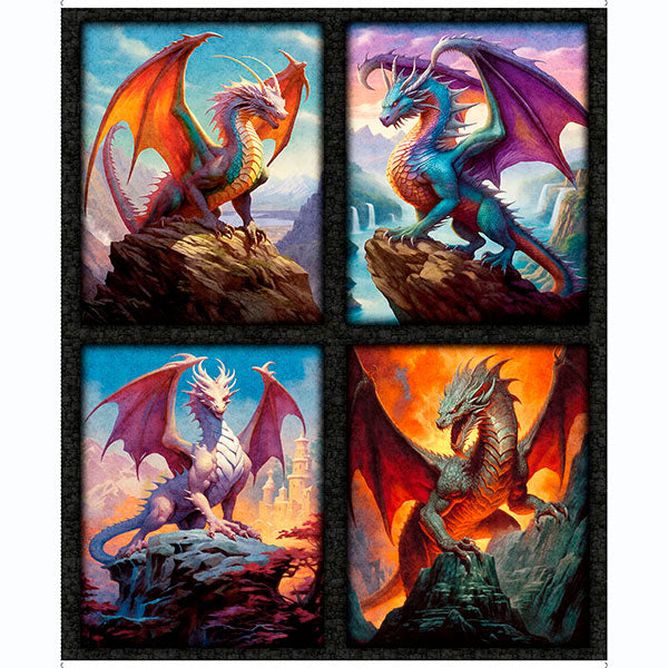 Dragon's Song 36" Panel