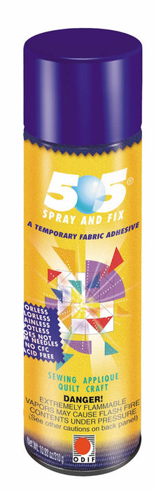 505 Spray & Fix Temporary Repositionable Fabric Adhesive