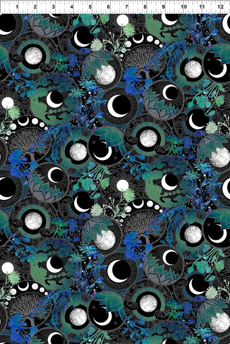 La Luna 4LL-1M Blue/Silver Moon Collage