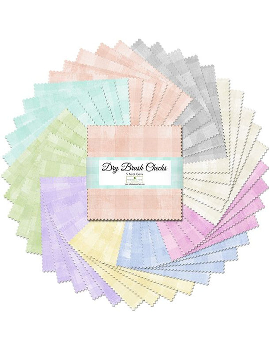 Dry Brush Checks 5 Karat Gems