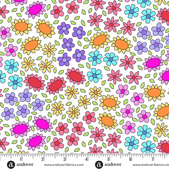 Flutter A-1034-L Bright Meadow White