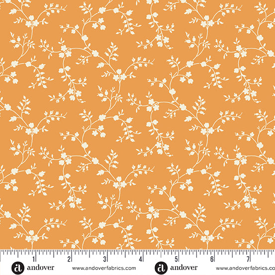 Pumpkin Licorice A-1100-O Floral Vines Pumpkin