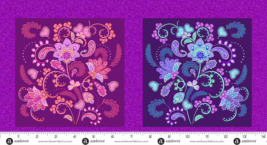 Fantasy Garden A-1553-X 24" Panel