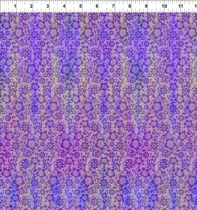 Garden of Dreams II 8JYR4 Purple Garden Tonal