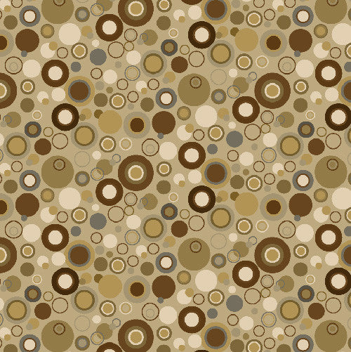 Bubble Dot Basics 9612-31 Tan