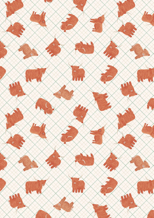 A Celtic Summer D-A992A Highlands Check Cream