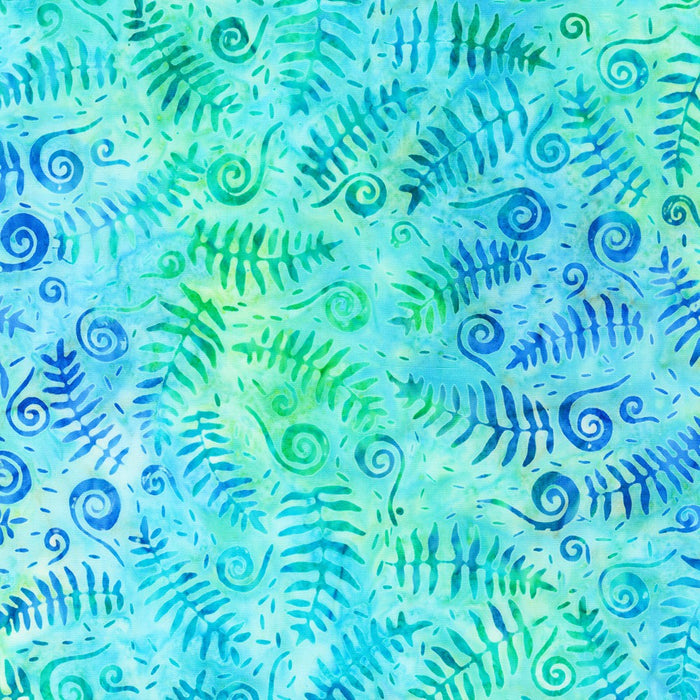 Totally Tropical Batiks AMD-21315-333 Sea Glass