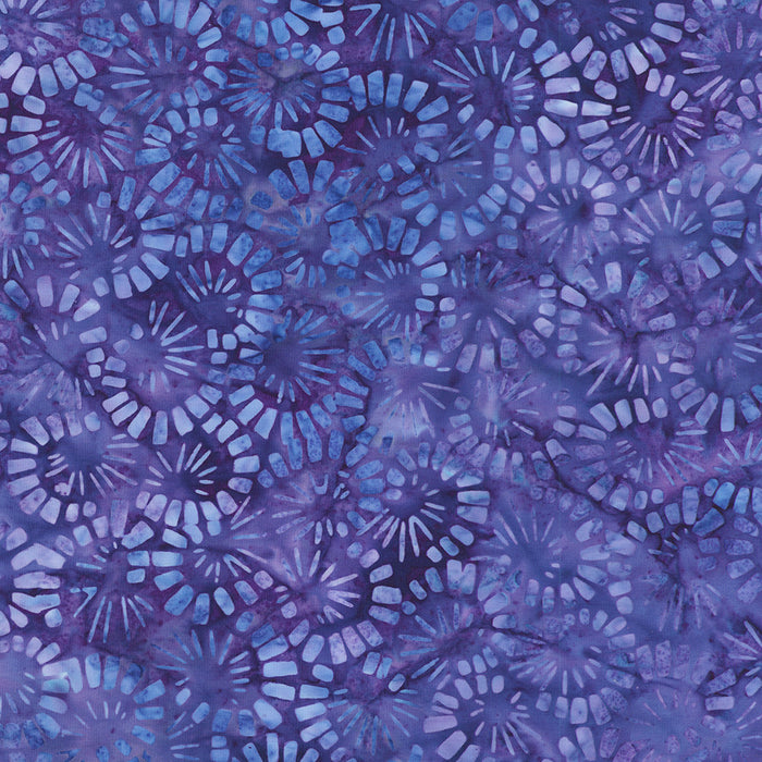 Dancing Petals Batiks AMD-23367-77 Blueberry