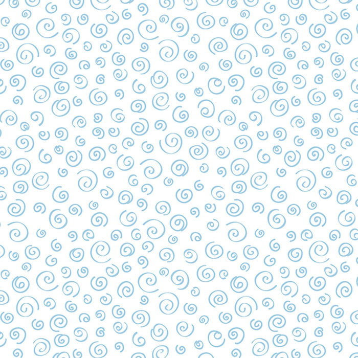 Sweet Little Lamb 14966-09 Dreamy Swirls White