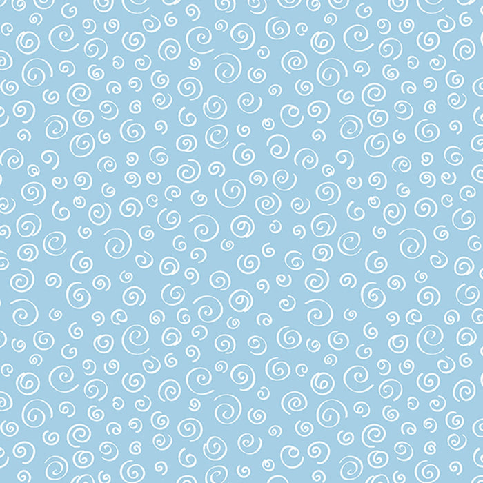 Sweet Little Lamb 14966-55 Dreamy Swirls Blue