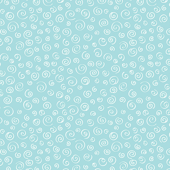 Sweet Little Lamb 14966-84 Dreamy Swirls Aqua