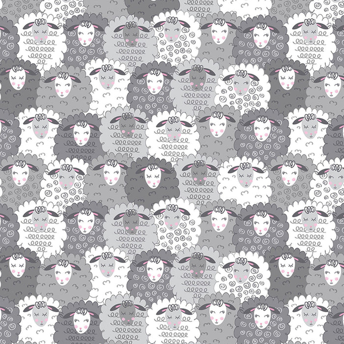 Sweet Little Lamb 14968-08 Cozy Lamb Gray