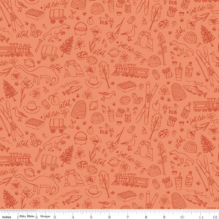 Utah C17022-Orange Orange