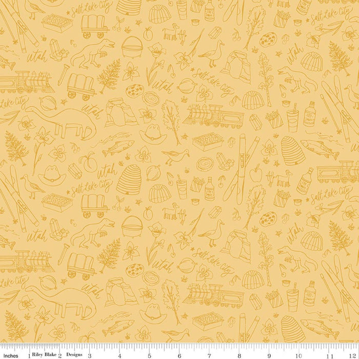 Utah C17022-Yellow Yellow