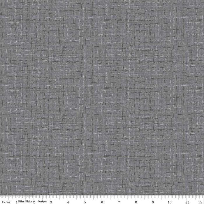 Grasscloth Cottons C780-Gray Gray