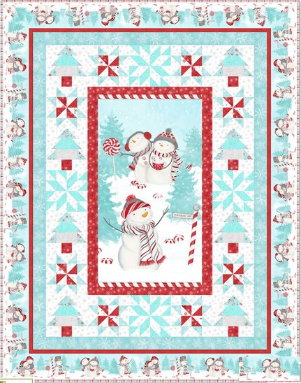 Frosted Merry Mints Quilt Kit