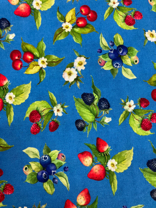 Patchwork Picnic W105-012-553 Blue