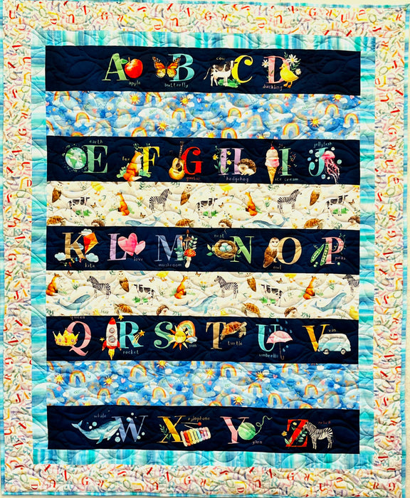 I Like It Quilt Kit - Blue