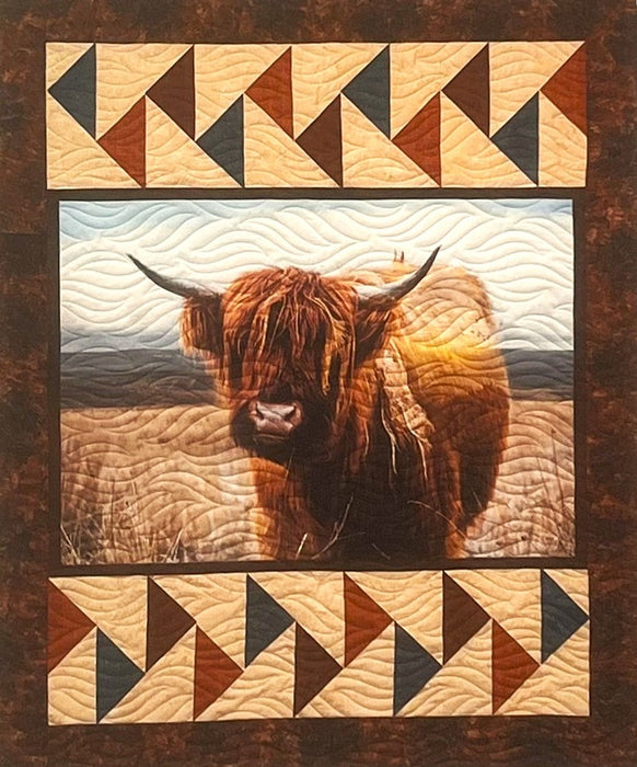 Call of the Wild Highland Cow Quilt Kit