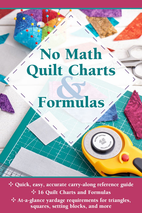 Updated No Math Quilt Charts & Formulas Book